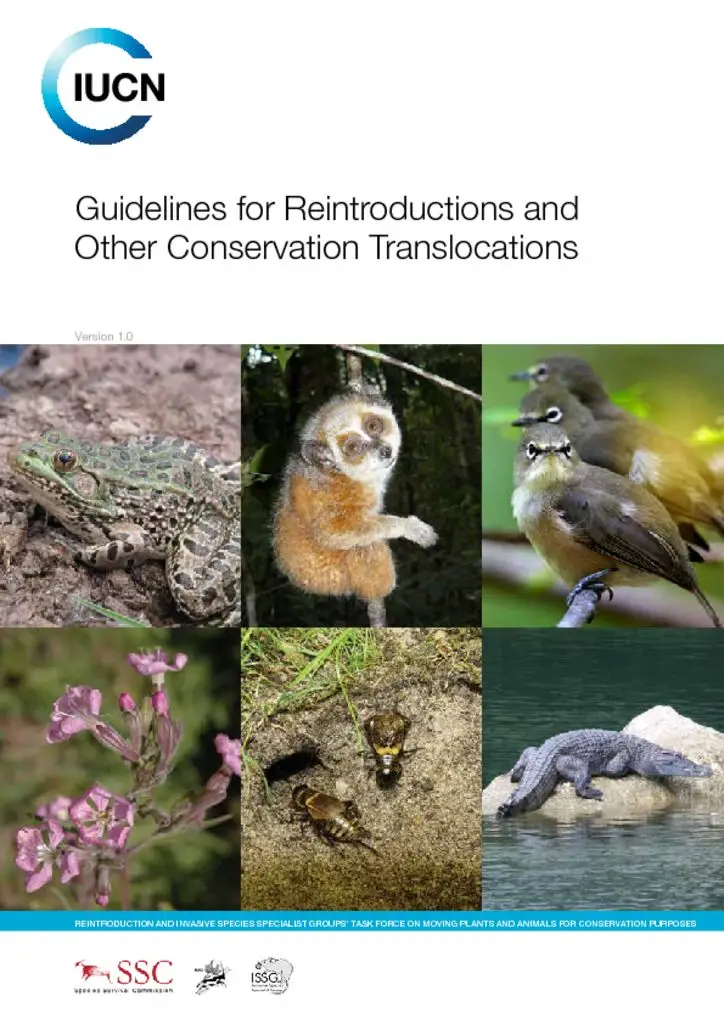 Cover: Conservation Translocations